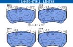 ATE Set placute frana ATE 13.0470-4718.2 (13.0470-4718.2)