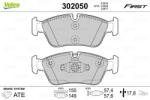 VALEO set placute frana, frana disc VALEO ESSENTIAL 302050 (302050)