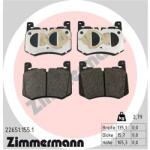 ZIMMERMANN set placute frana, frana disc ZIMMERMANN 22651.155. 1 (22651.155.1)