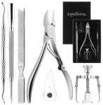 Soulima Benőtt köröm korrekciós készlet, 6 részes, rozsdamentes acél, díszdoboz (00018532)