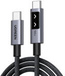 UGREEN Cablu de date USB-C la USB-C Ugreen 100W 1m negru/gri (6941876235018)