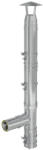 KaminHorn Coș de fum profesional dublu perete- Practic INOX, diametru interior 160 mm, racord 90, suspendat (PRC-COS-5M-90R)