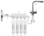 AquaPUR Filtru apa potabila in 4 trepte cu ultrafiltrare Aquapur PUR 4 UF 11 (AQUA04420411121) - quickshop Filtru de apa bucatarie si accesorii