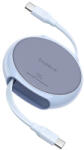 Baseus Type-C to Type-C 100W 1m Retractable Galaxy Blue Baseus - Data Cable Pathfinder Series (P10368400311-00)