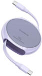 Baseus Data Cable Pathfinder Series Type-C to Type-C, 100W, 1m, Retractable - Nebula Purple Baseus