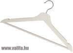  43cm Fehér Ing Fa Vállfa Nadrágtartós 50db
