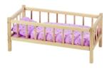 Goki Fa játék babaágy, ágynemű nélkül