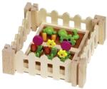 Goki Fa babaház bútor, veteményeskert
