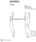 Shimano adapter az FD9070/8070 E-típusú váltó felszereléséhez