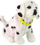  Interaktív Dalmata Plüss Kutya Puha Szőrzettel és Levehető Sárga Nyakörvvel