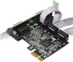 Makki Контролер Makki MAKKI-PCIE-4XSERIAL-V1, от PCIe x1(м) към 4x Serial(DB-9)(ж) (MAKKI-PCIE-4XSERIAL-V1)