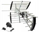 DPMSolid Kültéri irányított Tv antenna Dvbt Uhf erősítő 24dB háromkaros Dpm (HN63NWZ)