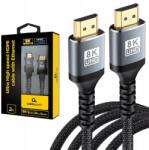 Cablexpert HDMI kábel 2.1, 2m, 8K 60Hz, 4K 120Hz, eARC, HDR (CCB-HDMI8K-2M)