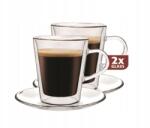 Maxxo 2 db duplafalú boroszilikát üvegből készült Maxxo Lungo termosz 220 ml (8595235801987)