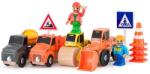 Woodyland Set de mașini - Mașini de construcții, 12 buc (OLP102190797) Trenulet