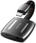 Mcdodo Adaptor Mcdodo CA-6340 de la Lightning la Lightning + AUX 3.5mm mini jack, (negru)