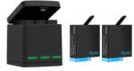Telesin Încărcător Telesin cu 3 sloturi pentru GoPro Hero 5/6/7/8 + 2 baterii (GP-BNC-801)