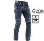 TRILOBITE Micas Urban Doublelayer Aaa Motoros Farmernadrág, Kék