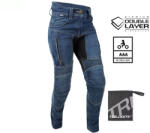 TRILOBITE Lady Parado Doublelayer Aaa Motoros Farmernadrág Slim Fit Hosszított, Kék