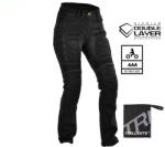 TRILOBITE Lady Parado Doublelayer Aaa Motoros Farmernadrág Hosszított, Fekete