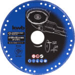 kwb Vágókorong 125 x 1.2 x 3, 0 x 22, 23 mm Gyémánttárcsa - KWB (49720540)