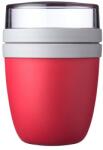Mepal Lunchpot Ellipse Műanyag ételtároló - Piros (107648074500) (107648074500)