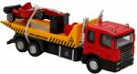 Sunman Set camion transportator cu masina de curse, Maxx Wheels, 16 cm