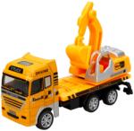 Sunman Camion cu excavator, Maxx Wheels, 11 cm