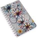 REALSYSTEM Zsebnaptár REALSYSTEM SP3 spirál mini 78x128mm heti fehér lapos absztrakt 2026 (8811-56) - tonerpiac