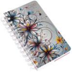 Realsystem Határidõnapló REALSYSTEM SP5 spirál A/6 napi fehér lapos absztrakt 2026 (8721-56) - tonerpiac