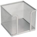 OPTIMA Kockatömbtartó OPTIMA fémhálós ezüst (22701S) - tonerpiac
