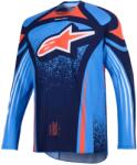 Alpinestars Tricou motocross Alpinestars Techstar Nomur albastru închis-portocaliu-albastru (AIM170-0337)