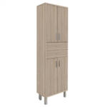 Leziter Dulap înalt Nerva 60 cu 4 uși, 2 sertare, stejar Sonoma (MSK604A2FSTST)