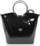 Zellia Női Kézitáska Zvn22030 Fekete Lakk (ZLK-zvn22030-02005478)