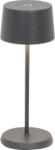 Zafferano Lampă fără fir Olivia Micro 20 cm gri închis (LD1840N3)