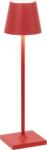 Zafferano Lampă de masă Poldina Micro 27, 5 cm roșie (LD0490F3)