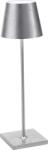 Zafferano Lampă de masă Poldina 38 cm argintie (LD0340BFA)