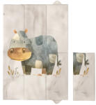 Ceba Baby BASIC összehajtható pelenkázó alátét 60x40cm, Cosy Hippo