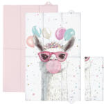 Ceba Baby BASIC összehajtható pelenkázó alátét 80x50cm, Crazy Lama
