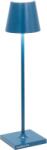 Zafferano Lampă de masă Poldina Micro 27, 5 cm albastră (LD0490K3)