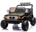 Beneo Elektrické autíčko Toyota FJ Cruiser XXL s pohonom 4x4, licencované (Dvojmiestne), zelené, Prenosná lítiová batéria, Vysoký podvozok, Dve sedadlá, Odpružená zadná náprava, 2, 4 GHz Diaľkový ovládač, M