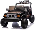 Beneo Elektromos Toyota FJ Cruiser XXL autó 4x4 hajtással, licencelt (Kétszemélyes), homok-fekete, Hordozható lítium akkumulátorral, Magas alvázzal, Két üléssel, Hátsó tengely rugózással, 2, 4 GHz-es távirá