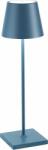 Zafferano Lampă de masă Poldina 38 cm albastră (LD0340A3)