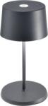 Zafferano Lampă fără fir Olivia Mini 22 cm gri închis (LD1860N3)
