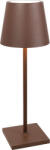 Zafferano Lampă de masă Poldina 49, 7 cm maro (LD0395R3)
