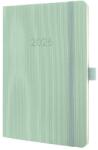 Sigel Conceptum határidőnapló, 2026, 13, 5x21 cm heti, mentazöld, puhafedelű (C2638)