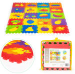 ECOTOYS Tampon educativ colorat - puzzle din spumă