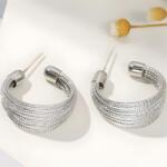 HARAHU AU-38453 fülbevaló - Ezüst KP38453