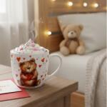 Duo Gift Szerelmes macis porcelán bögre egyedi csomagolásban - 460 ml (VR-61963)