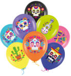 PartyPal Halloween mexikói latex lufi, 8 db/cs